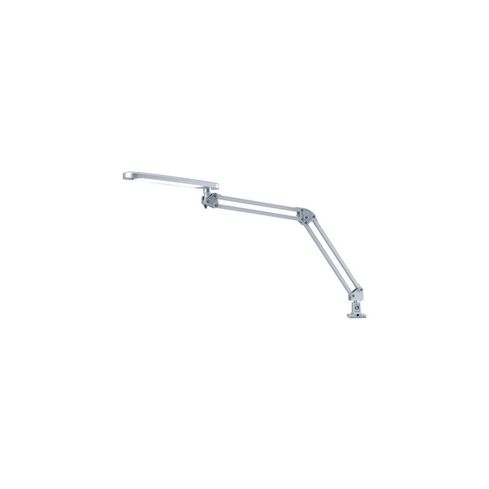 Hansa Lampe de bureau à LED 4 Stars, avec pince, argent