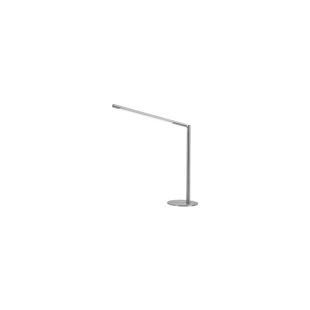 Hansa Lampe de bureau à LED "Aura", avec socle, argent