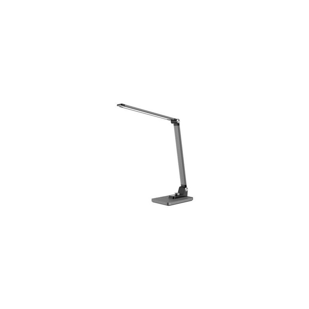 Hansa Lampe de bureau à LED "Breeze", socle, gris métallique