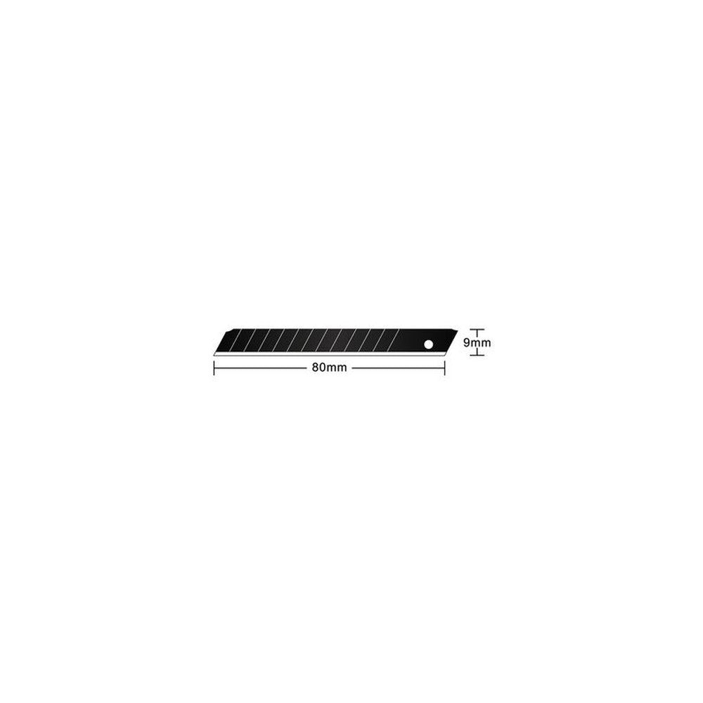 Hansa Lame de rechange, largeur: 9 mm, 60 degrés, noir
