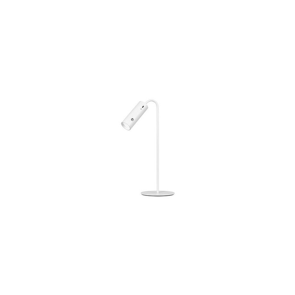 Hansa Lampe de bureau à LED rechargeable Flare spot, blanc