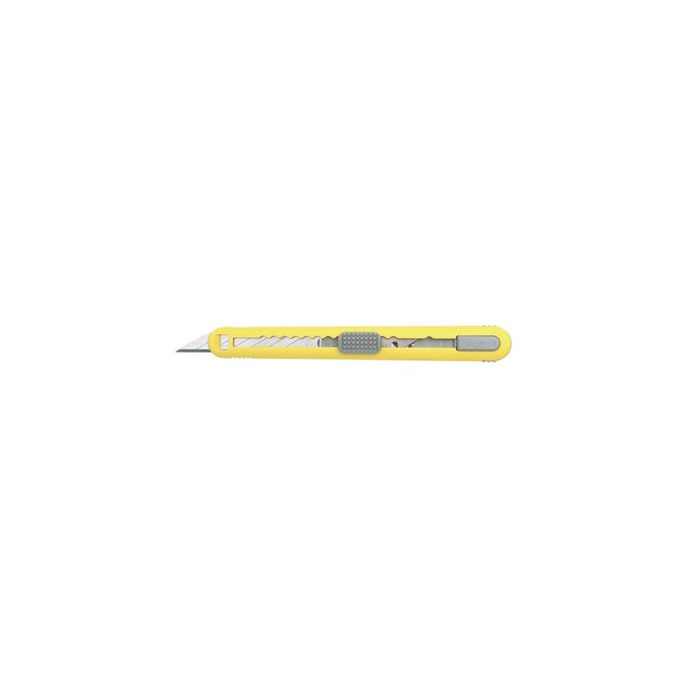 NT Cutter A553P, boîtier en plastique, jaune