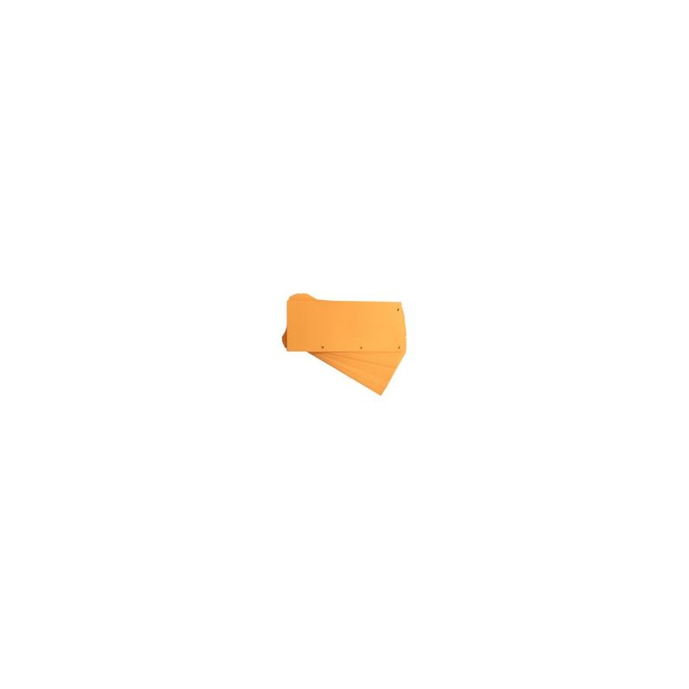 Oxford Intercalaires Duo, en carton, 240 x 105 mm, orange