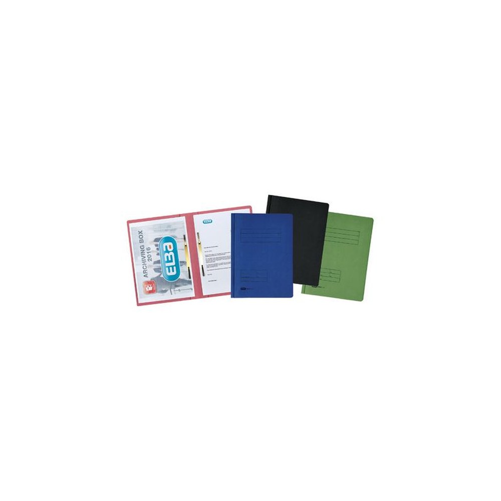 ELBA Chemise à double lamelle, format A4, carton manille -