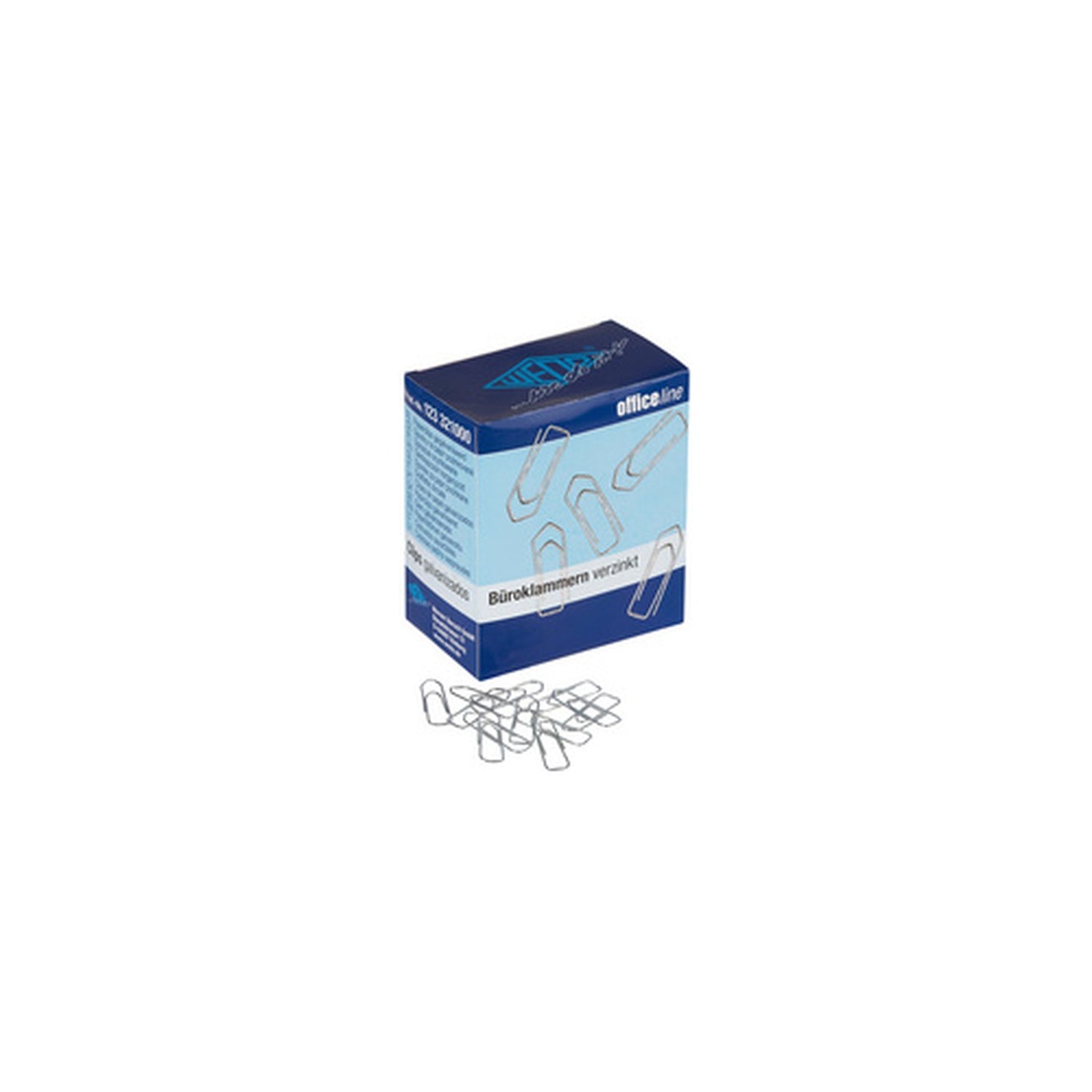 WEDO Trombones, zingué brillant, 26 mm, grand paquet