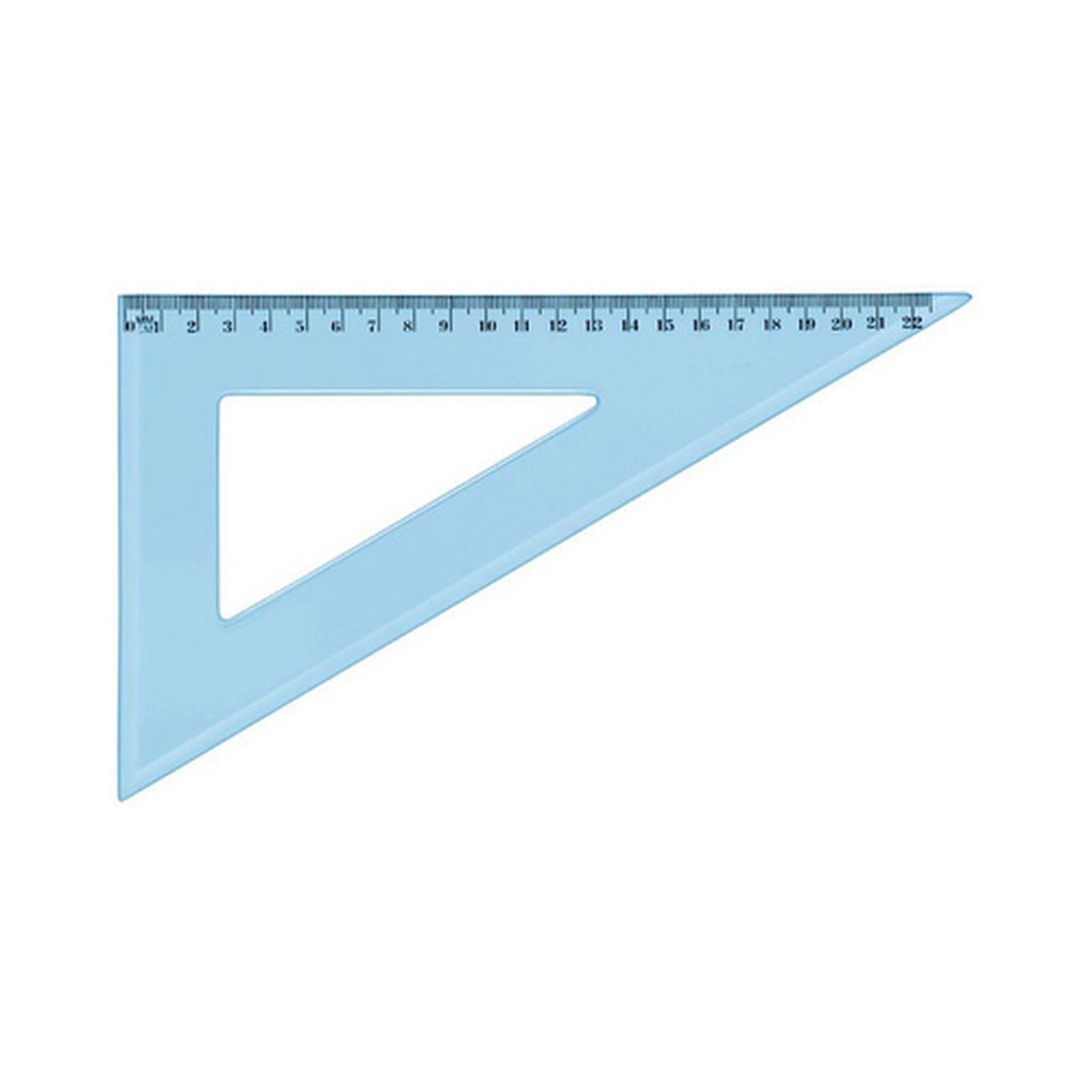 Wonday Equerre incassable, 60 degrés, 210 mm, bleu