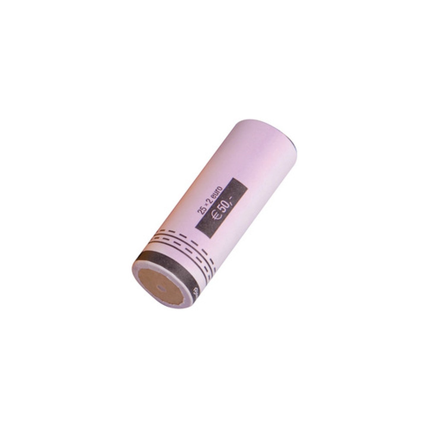 RESKAL Tube à monnaie pour pièce Euro, papier, 40 x 0,50 EUR