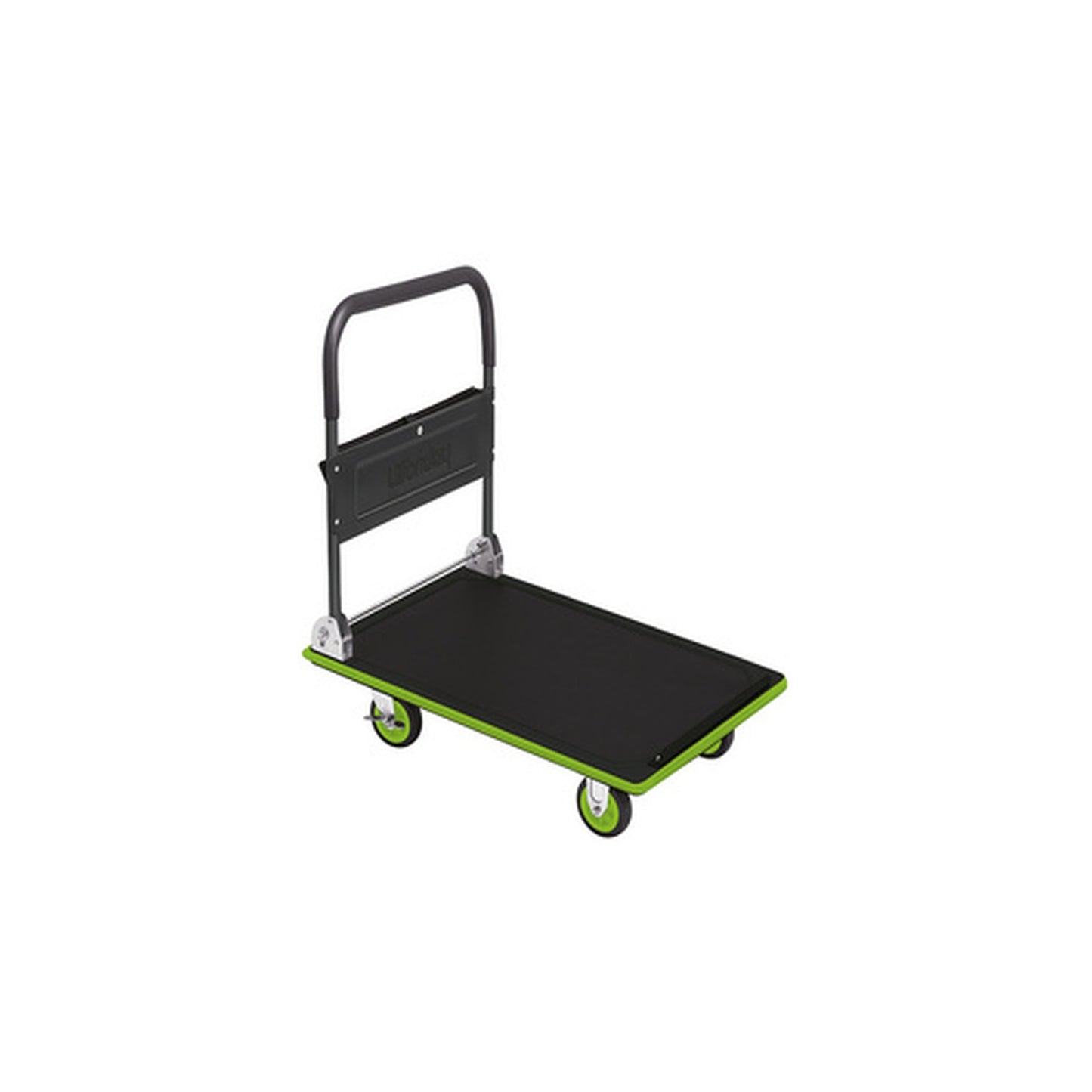 Wonday Chariot à plate-forme en acier, charge: 150 kg, noir/