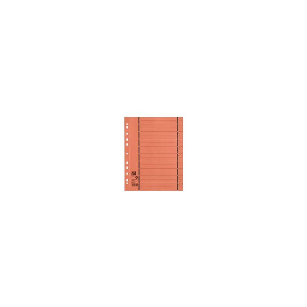 Oxford Intercalaire avec perforation, A4 extra large, orange