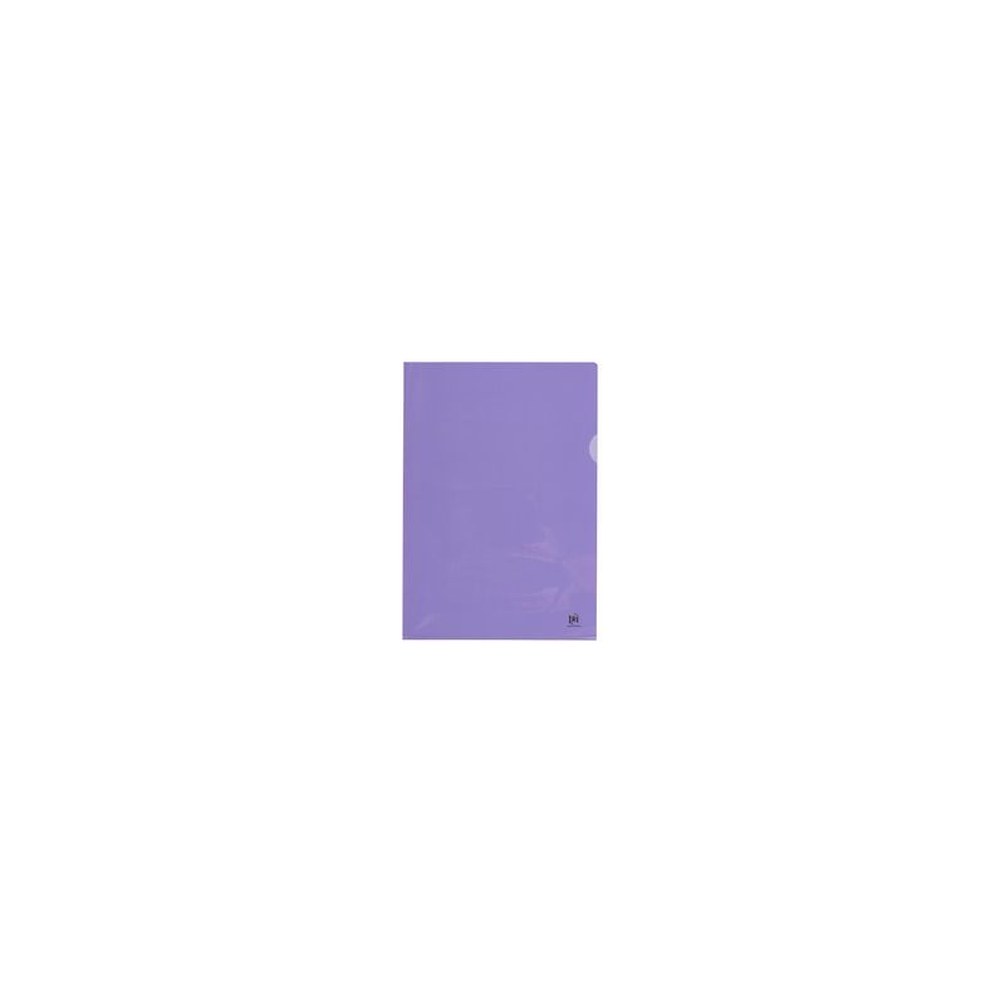 Oxford pochettes coin Premium, A4, PVC, transparent, violet