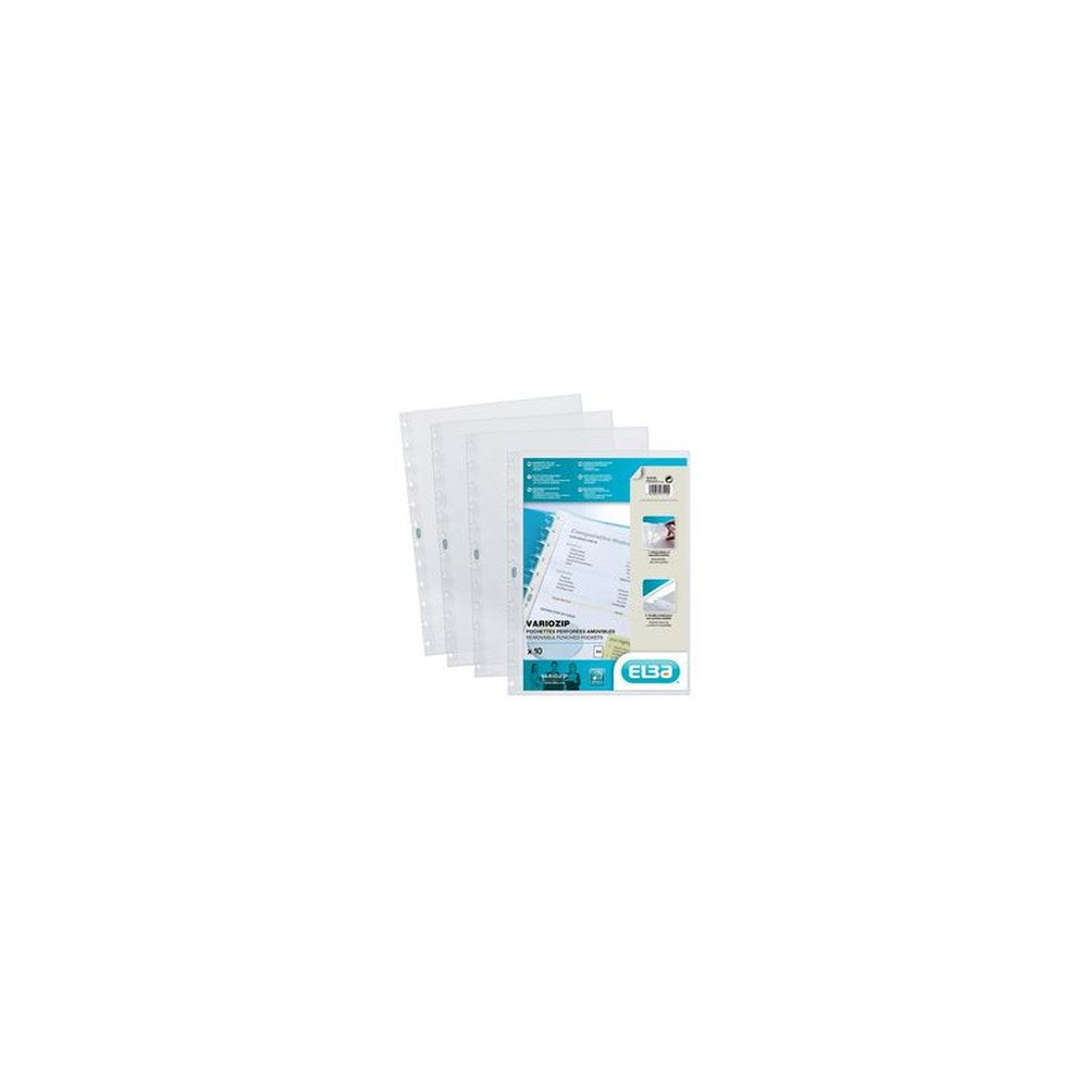 Oxford Pochettes pour protège-documents Vario-Zipp, A4