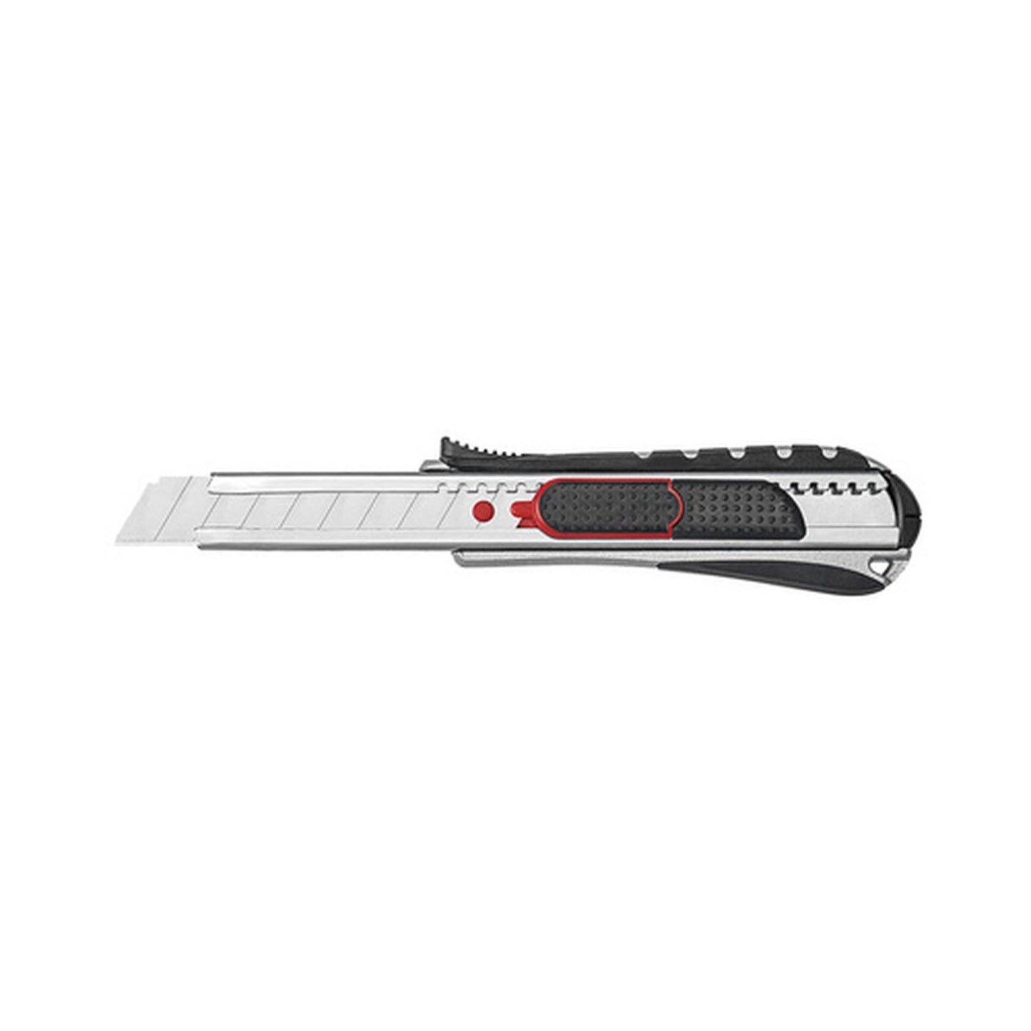 WEDO Cutter 2-en-1, lame: 9 mm, noir/rouge