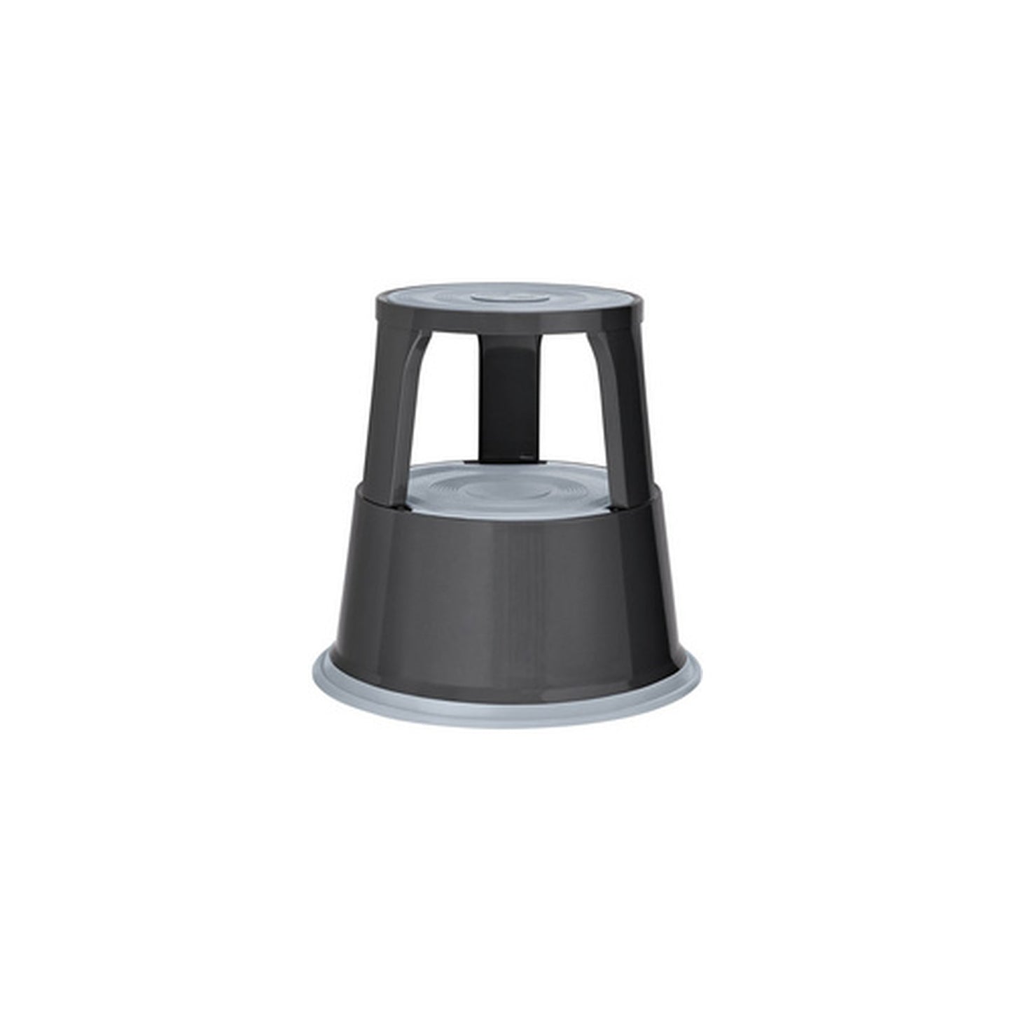 WEDO Tabouret marchepied, en métal, RAL 7012, gris