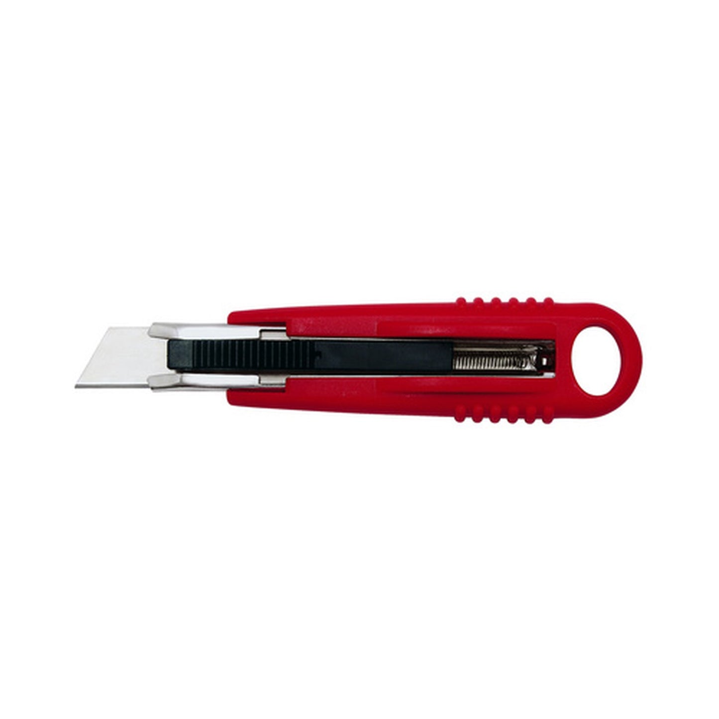 WEDO Cutter de sécurité standard, lame: 18 mm, rouge/noir