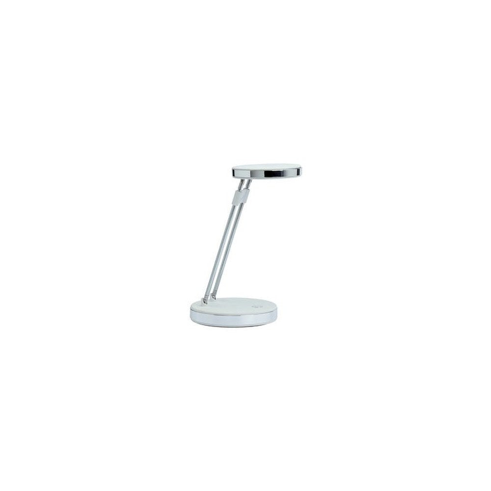MAUL Lampe de bureau à LED MAULpuck, socle, blanc