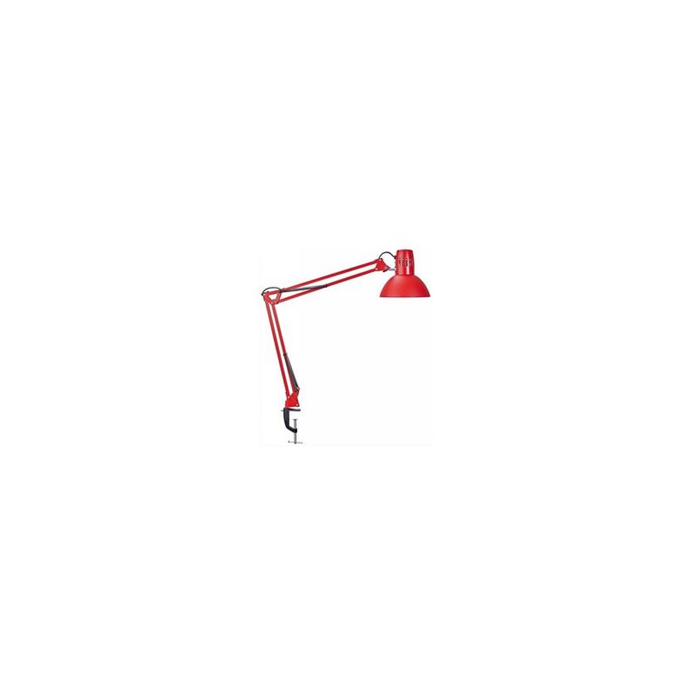 MAUL Lampe de bureau MAULstudy, avec pince, rouge