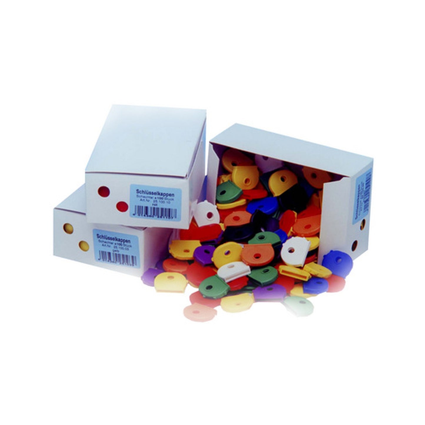 WEDO Protections rondes pour clés, carton de 100 pièces