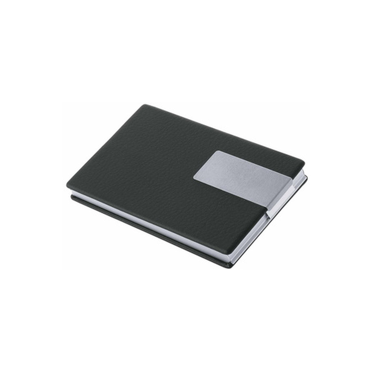 WEDO Boîte cartes de visite Good Deal, aluminium/PVC (noir)