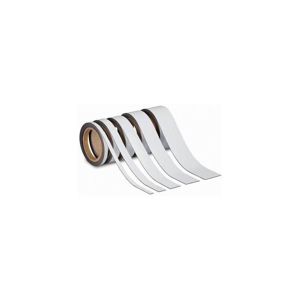 MAUL Ruban magnétique, 10 mm x 10 m, épaisseur: 1 mm, blanc