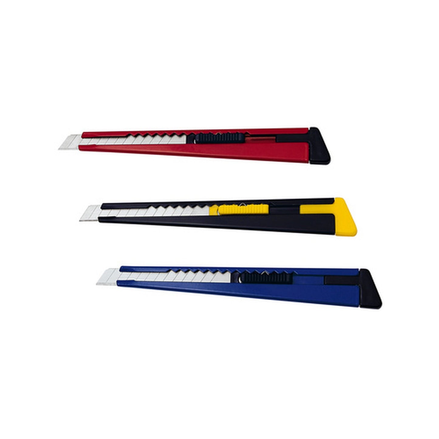 WEDO Cutter en métal, lame: 9 mm, à clip, assorti