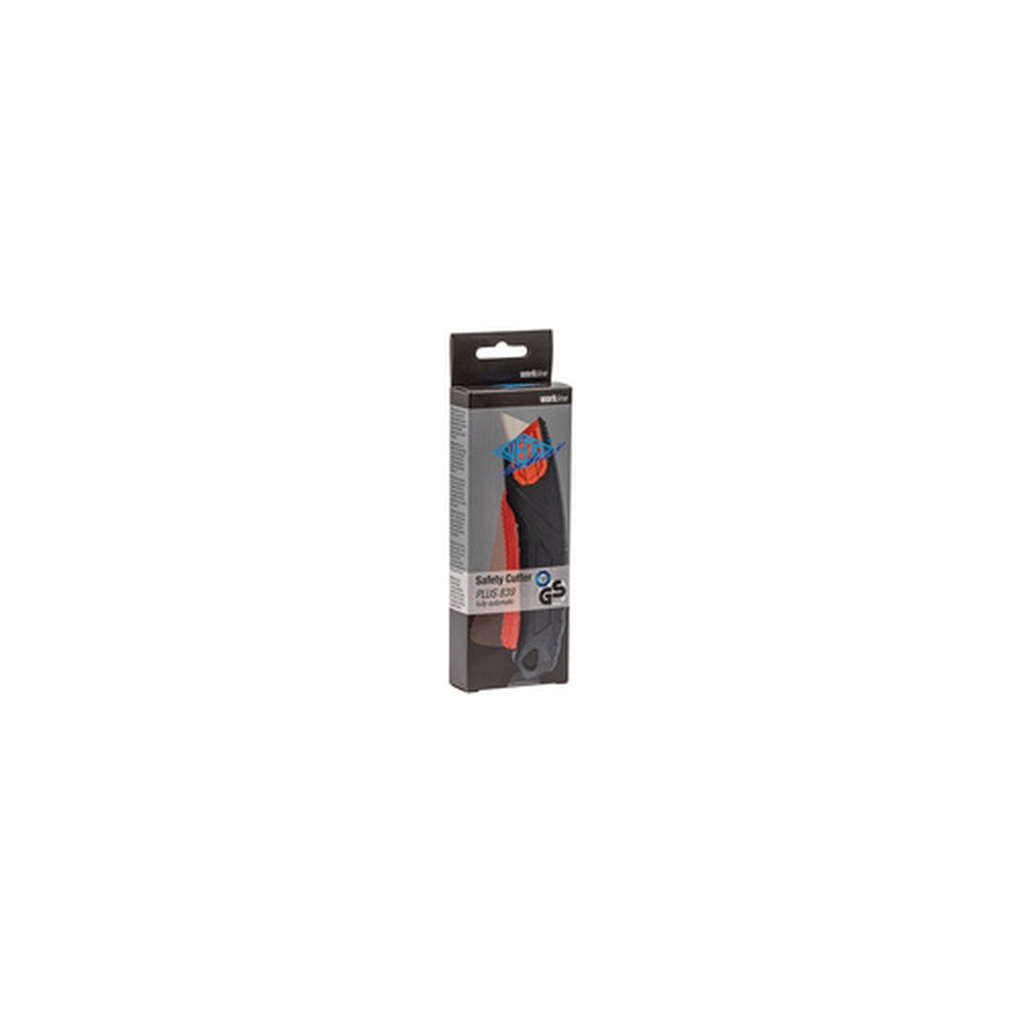 WEDO Cutter de sécurité PLUS 839, lame: 19 mm, noir/rouge