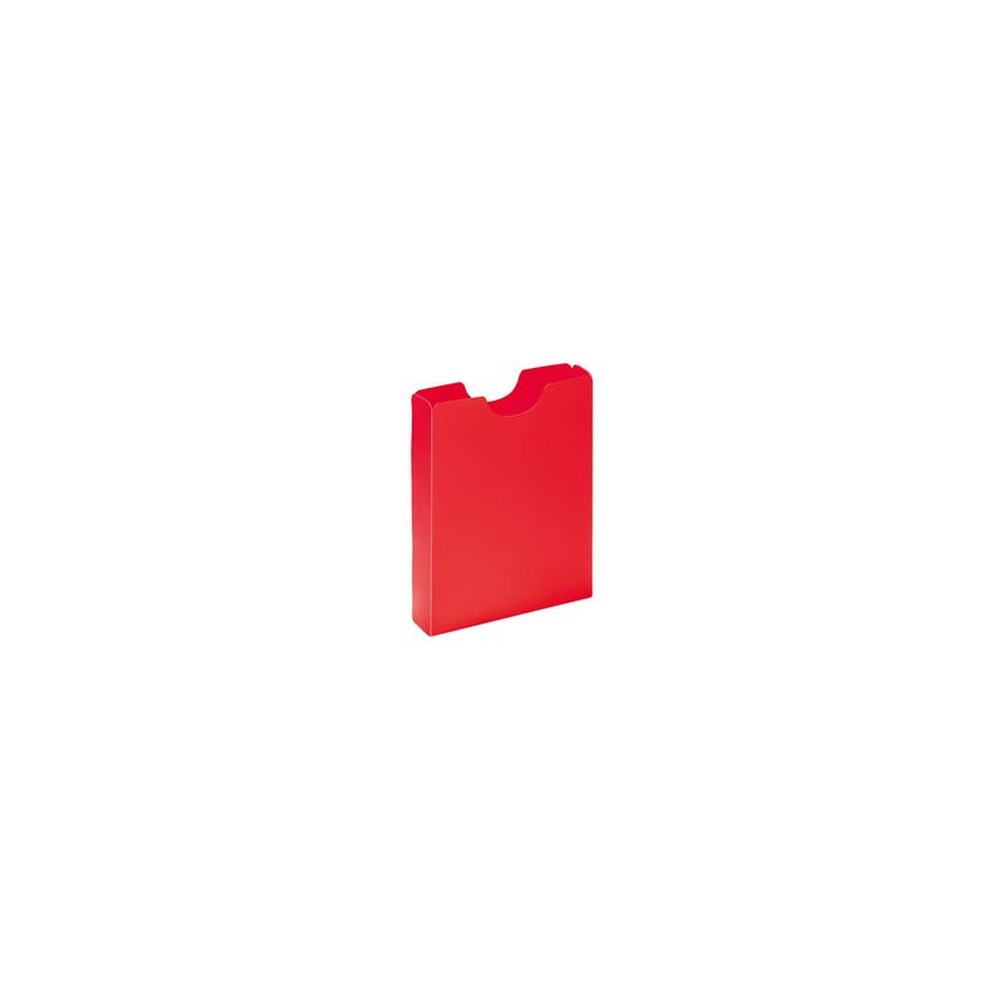 PAGNA Chemise de rangement A4, PP, rouge