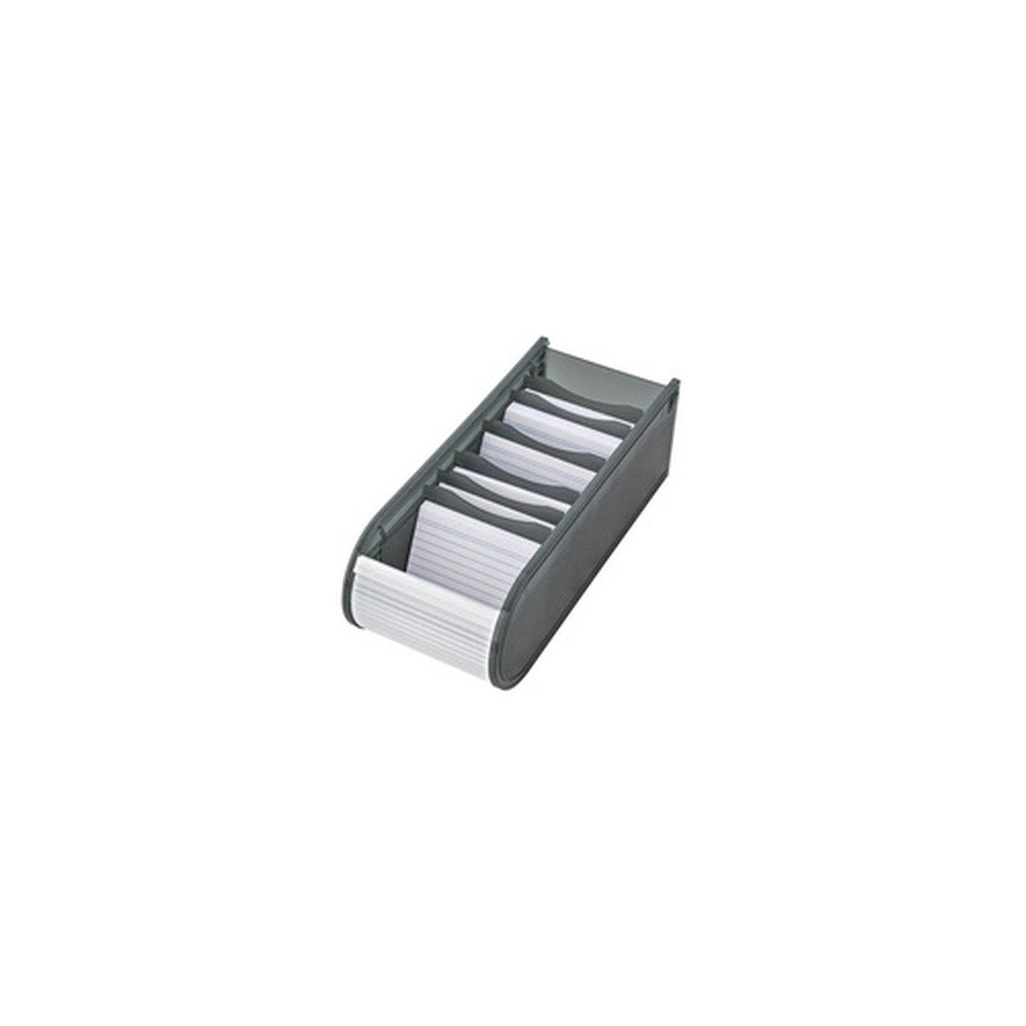 WEDO Fichier éducatif A8 paysage, 100 fiches, gris