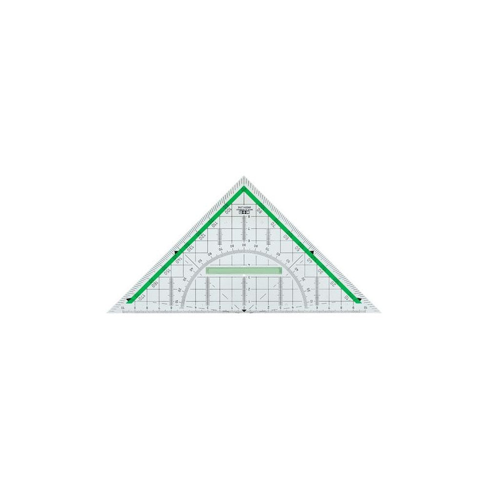 M+R Equerre géométrique "Green Line", hypoténuse: 230 mm