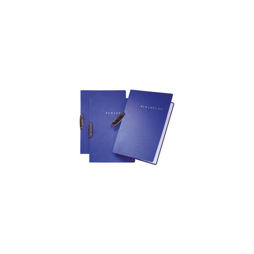 PAGNA Bewerbungsmappe "Swing", DIN A4, aus Karton, blau