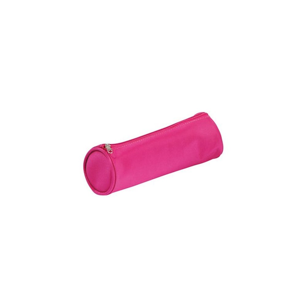 PAGNA trousse ronde tendance, en nylon, rose foncé