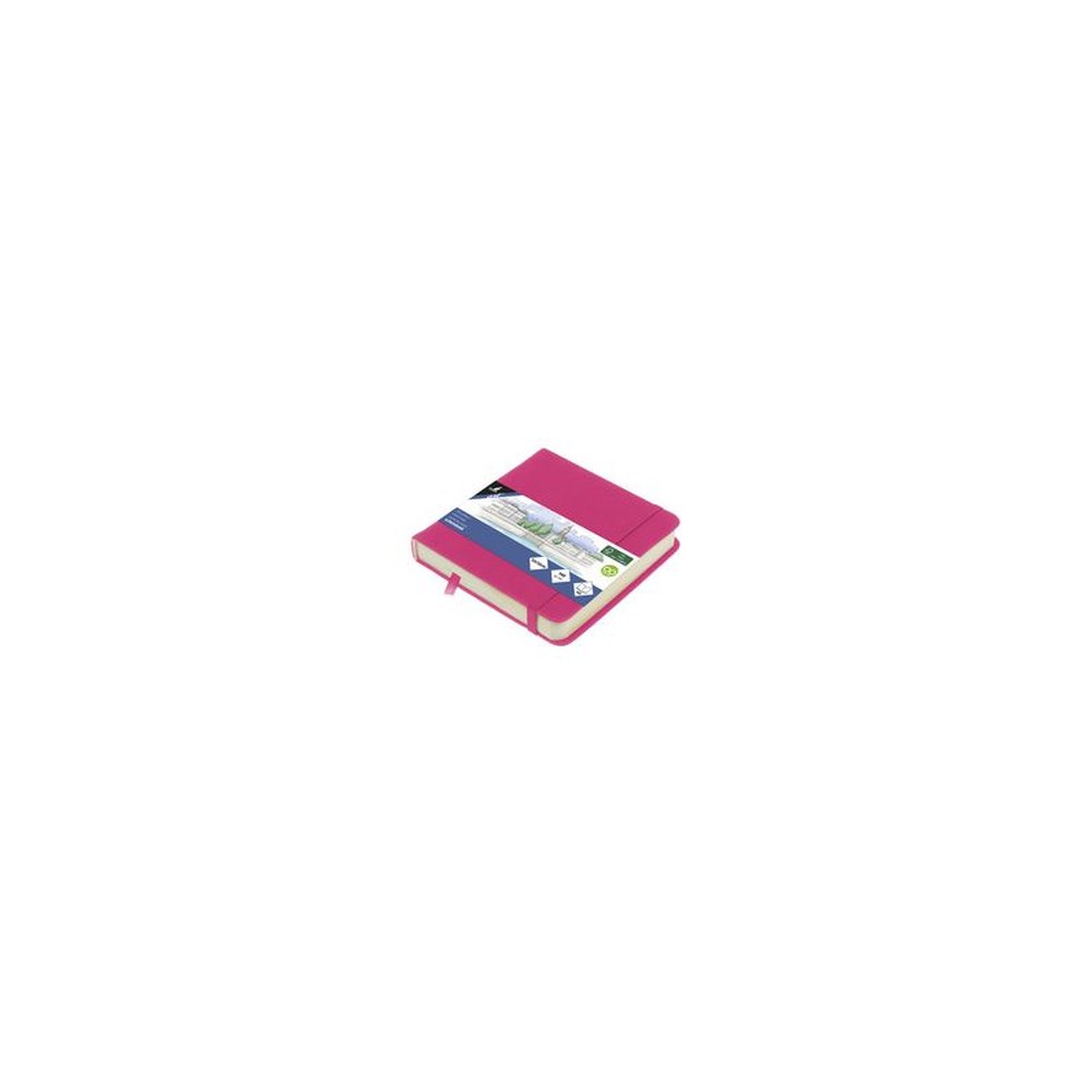 kangaro Carnet de croquis, 160 pages, 120x120 mm, hot pink