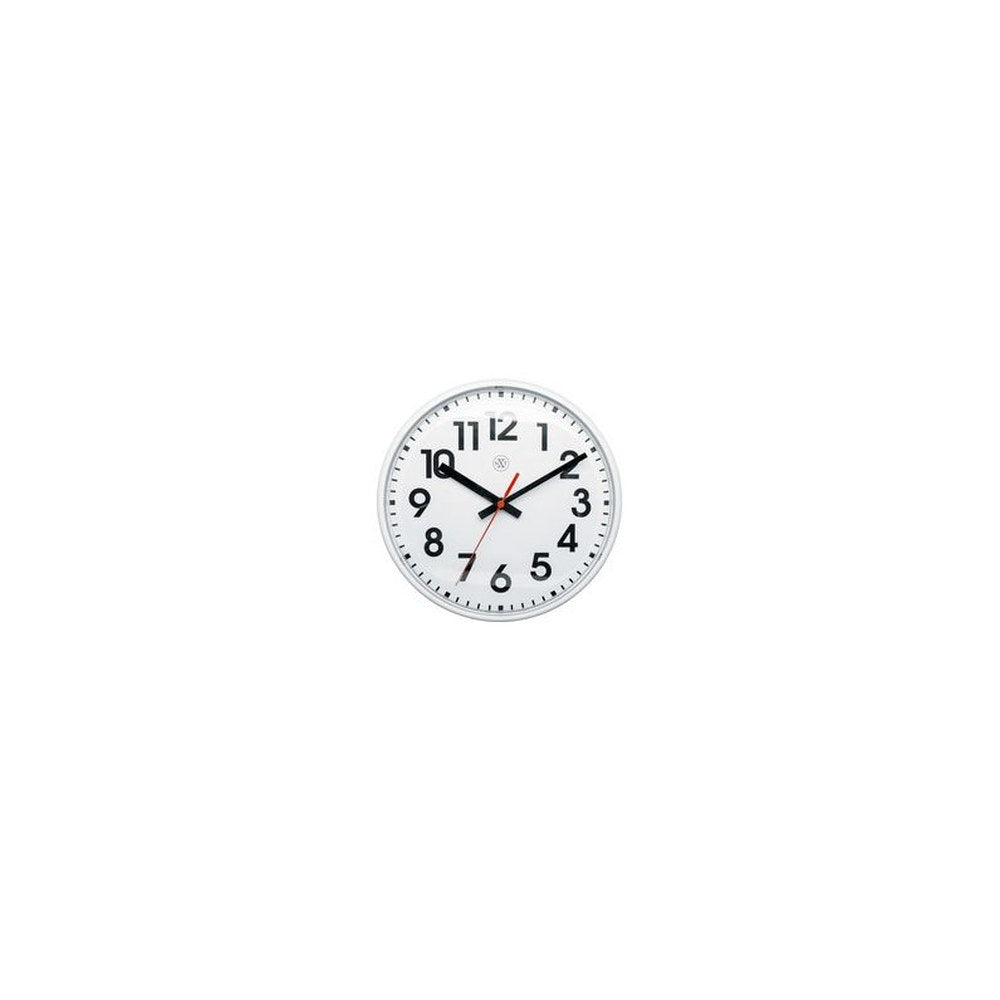 NEXTIME Horloge murale à quartz NXT, diamètre: 260 mm, blanc