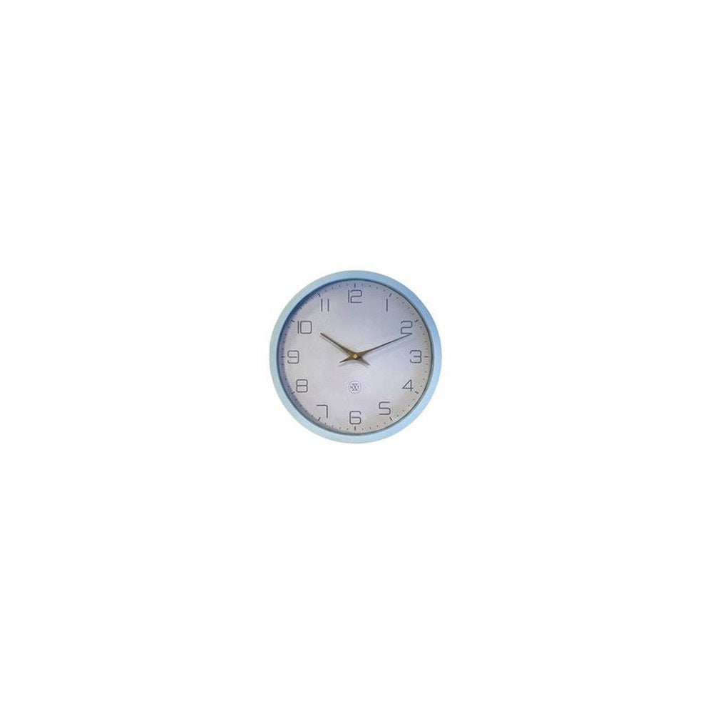 NEXTIME Horloge à quartz NXT ECO, diamètre: 300 mm, bleu