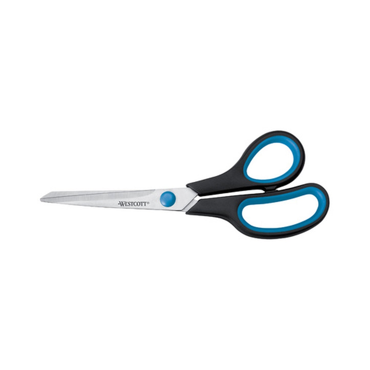 WESTCOTT Ciseaux Easy Grip, longueur: 247 mm, bleu/noir