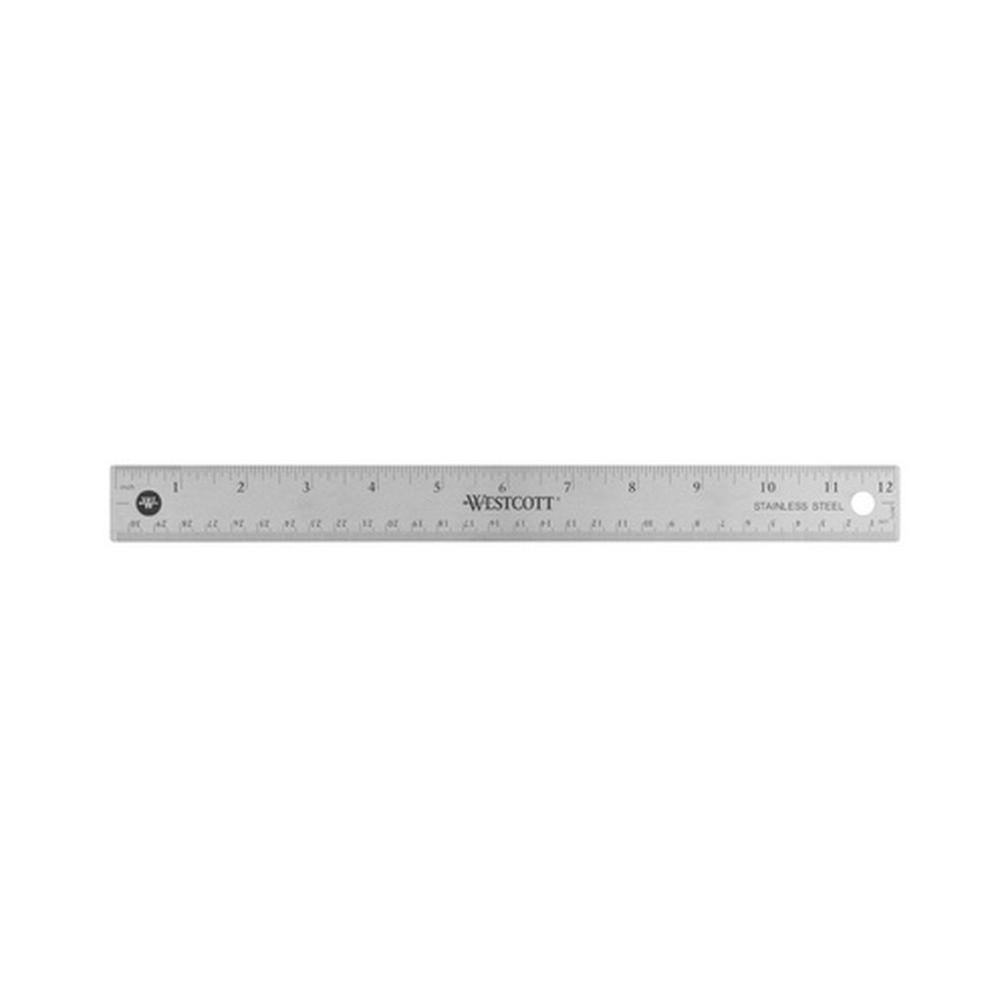 WESTCOTT Règle en métal avec dos en liège, longueur: 300 mm