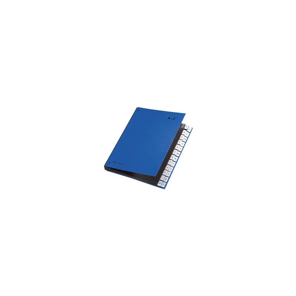 PAGNA Pultordner Color, DIN A4, A - Z, 24 Fächer, blau