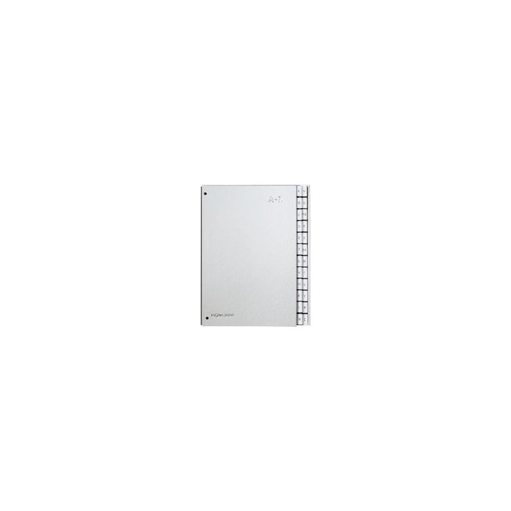 PAGNA Pultordner Color, DIN A4, A - Z, 24 Fächer, silber