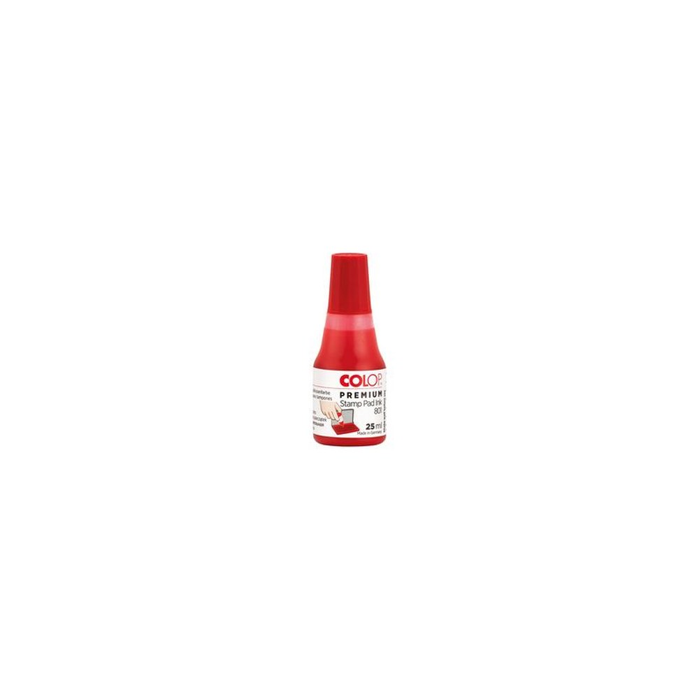 COLOP Encre tampon "801" pour cassette d'encrage, rouge