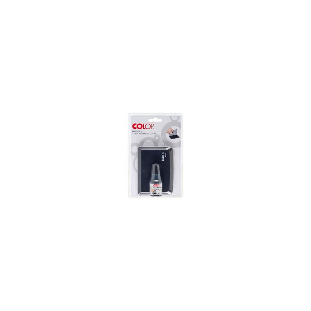 COLOP Set cassette d'encrage + encre, noir