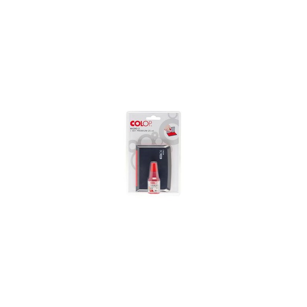 COLOP Set cassette d'encrage + encre, rouge