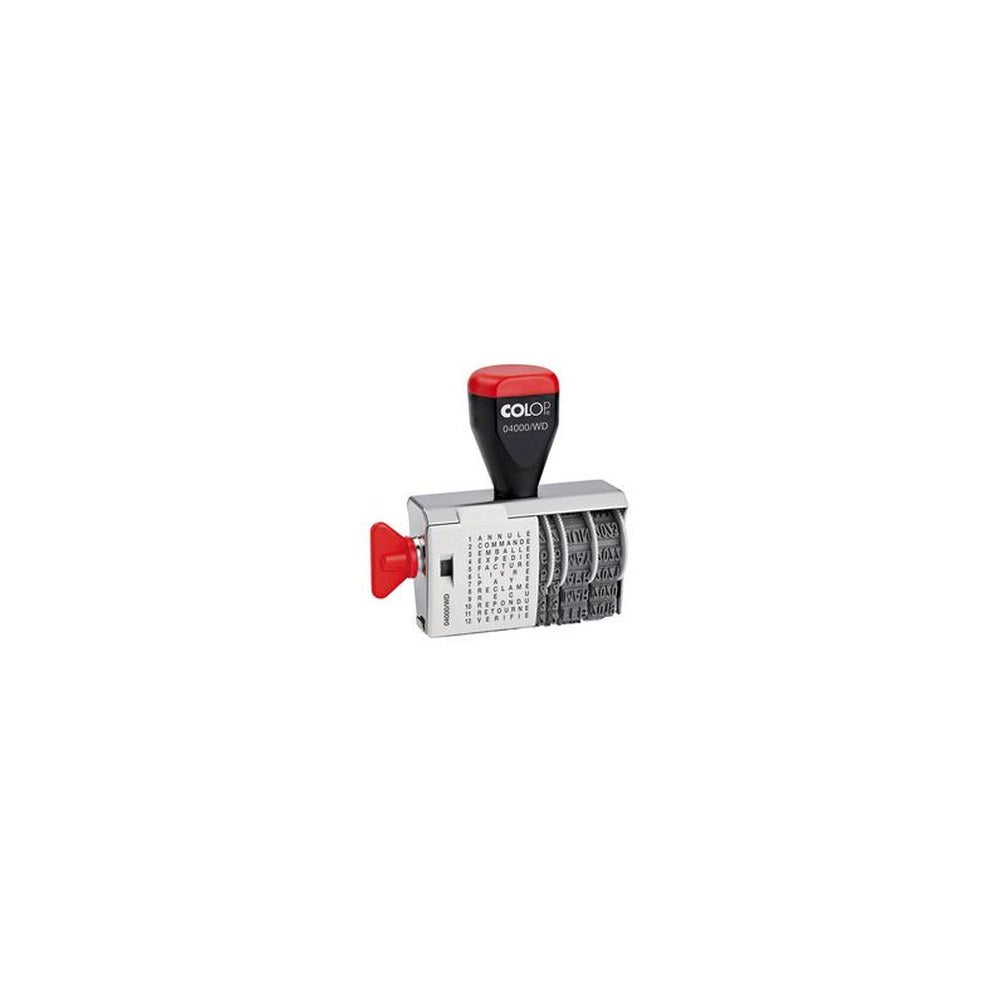 COLOP Tampon dateur toutes lettres 04000/WD, avec date
