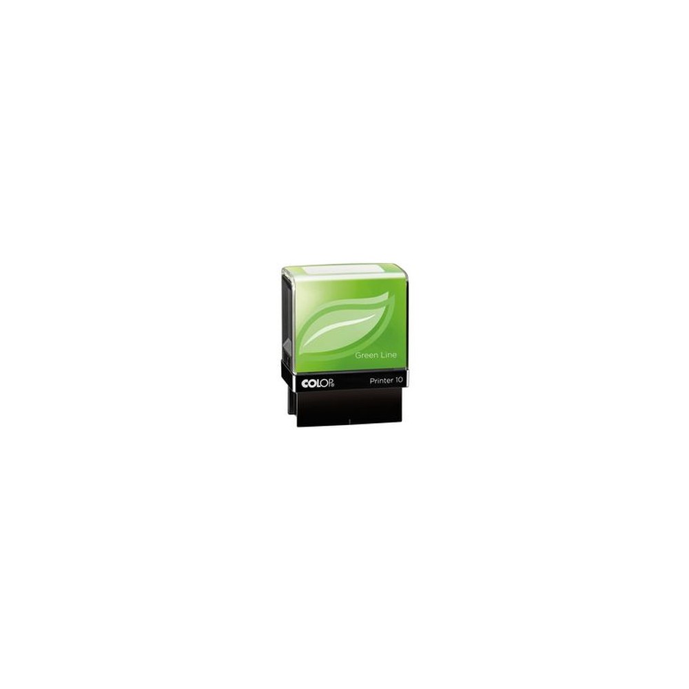 COLOP Tampon pour texte Printer 10 Green Line, 3 lignes