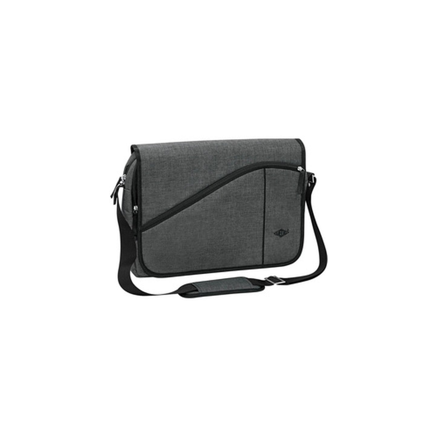 WEDO Sacoche pour notebook Messenger Bag COLLEGE, gris