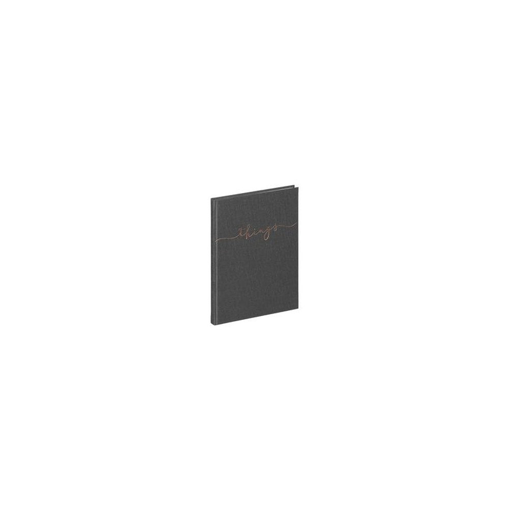 PAGNA Carnet de notes "things", A5, uni, gris