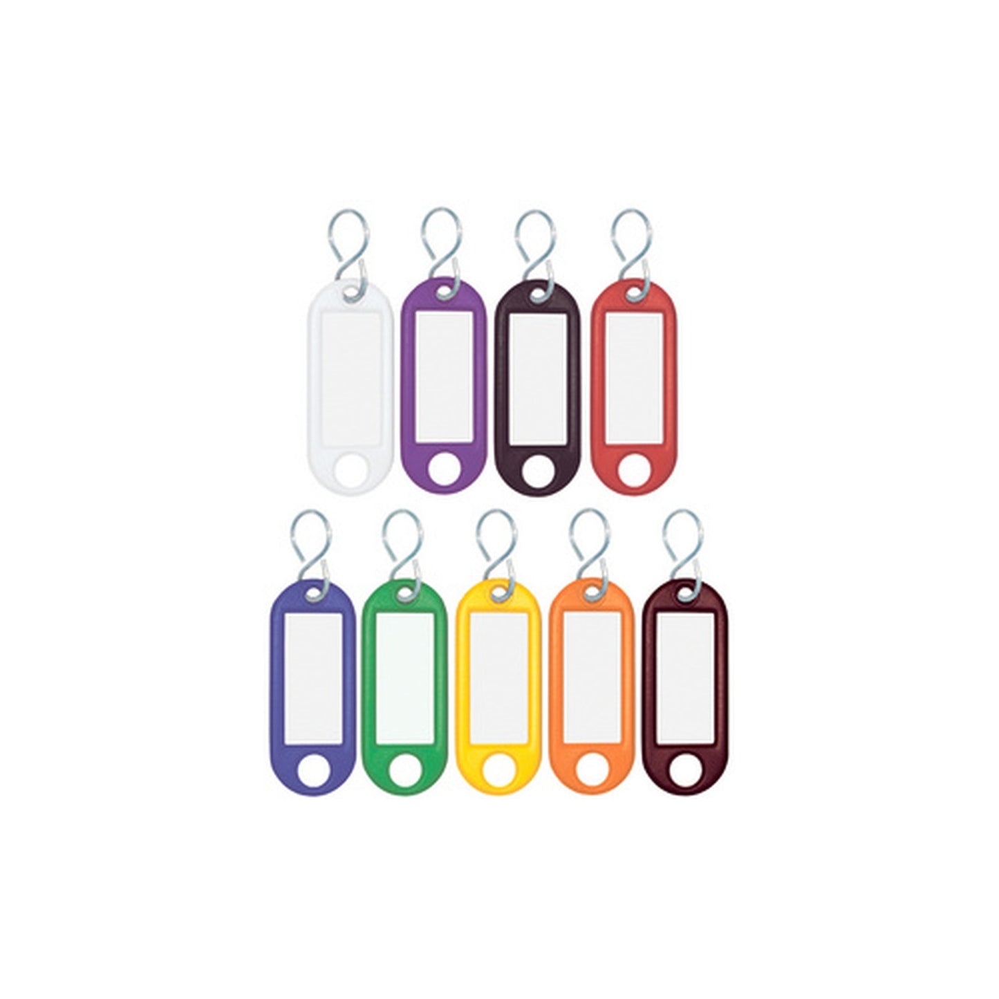 WEDO Porte-clés avec crochet en S, grand paquet, violet