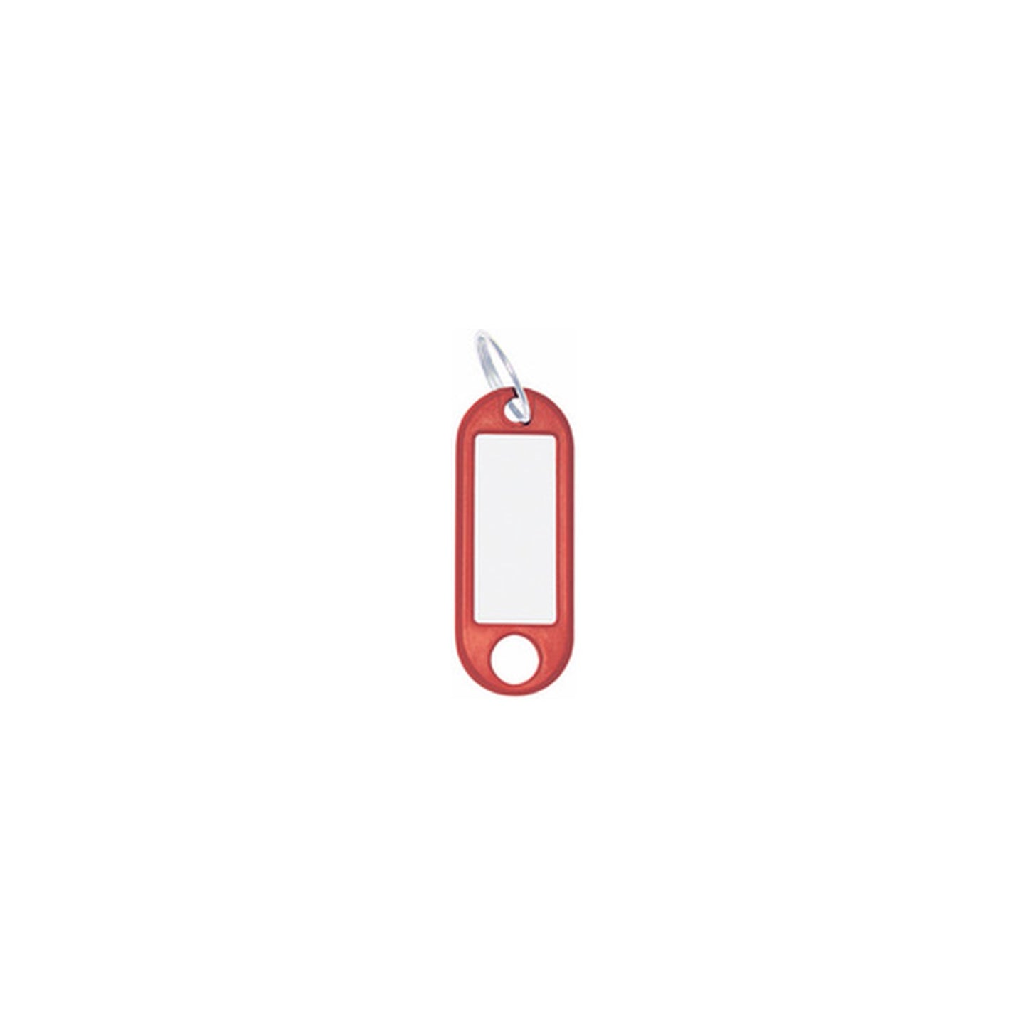 WEDO Porte-clés avec anneau, diamètre: 18 mm, rouge