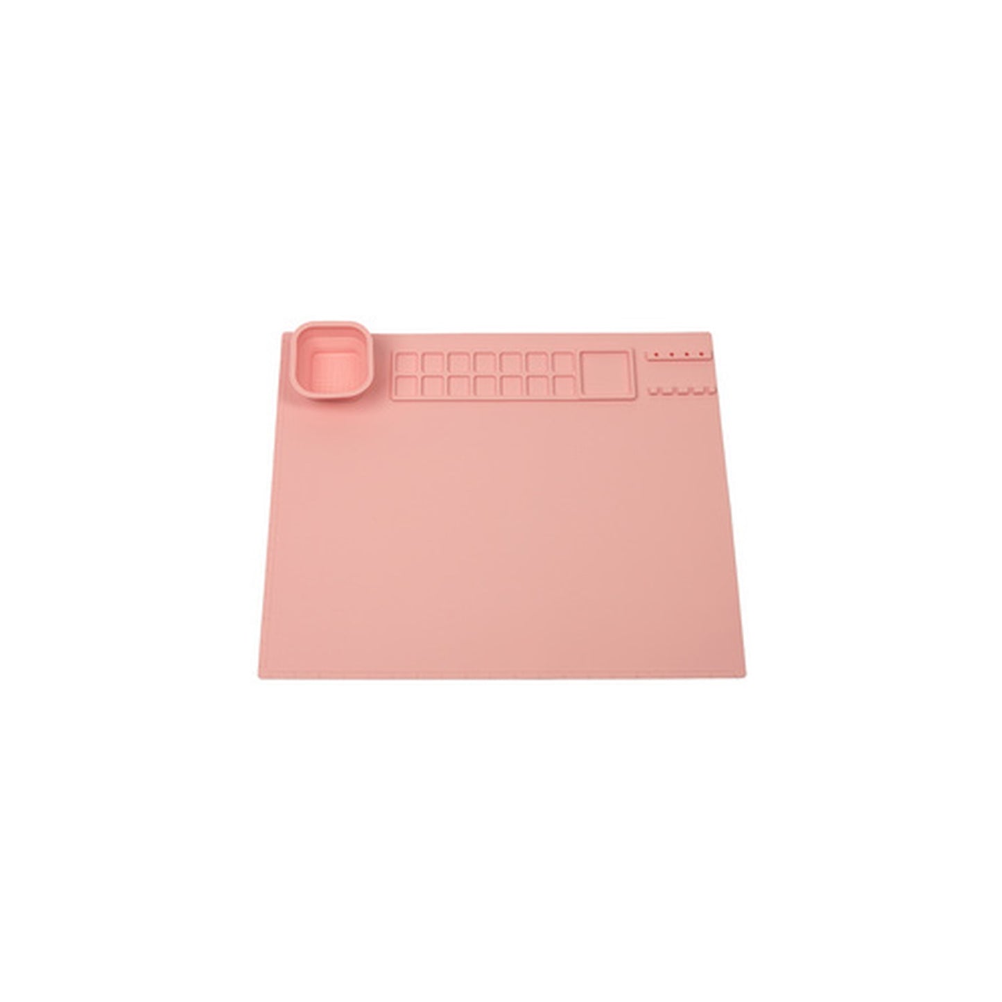 WEDO Tapis de peinture en silicone, rose