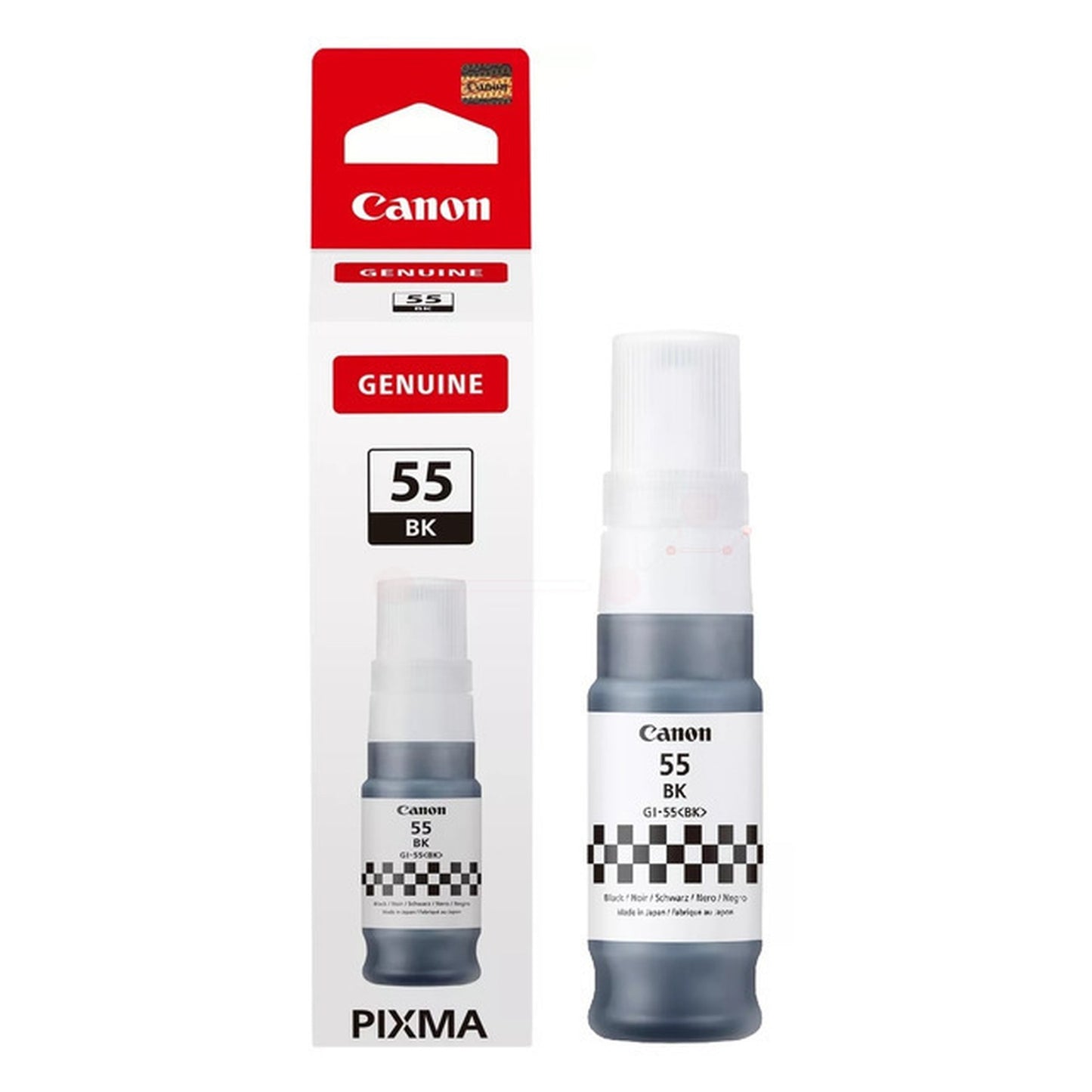 Bouteille d'encre d'origine Canon 6292C001 / GI-55 BK - noire