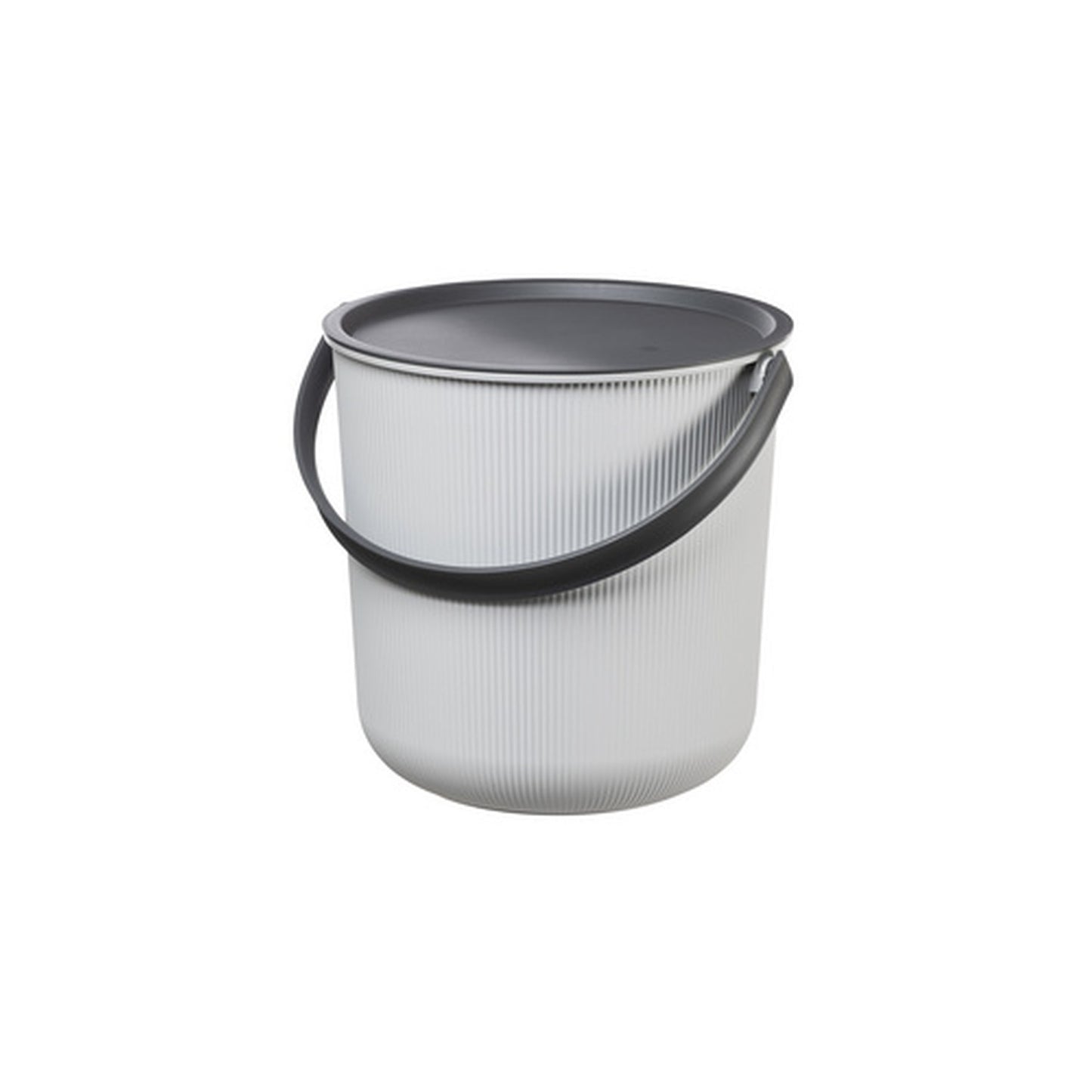 Plast team Seau de rangement AKITA, 53 litres, gris nuage
