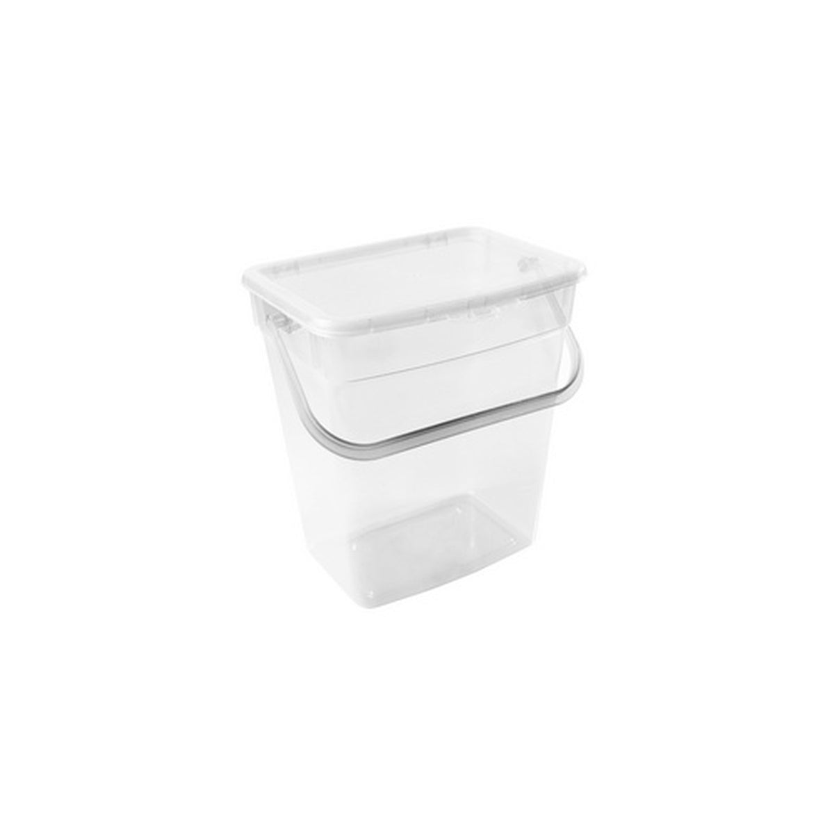 plast team Boîte à lessive, 10 litres, transparent